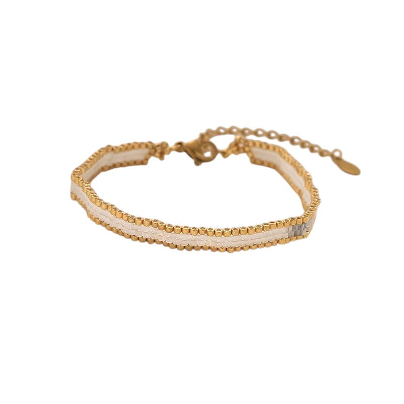 Bracelet Miyuki Tissés Multicouches