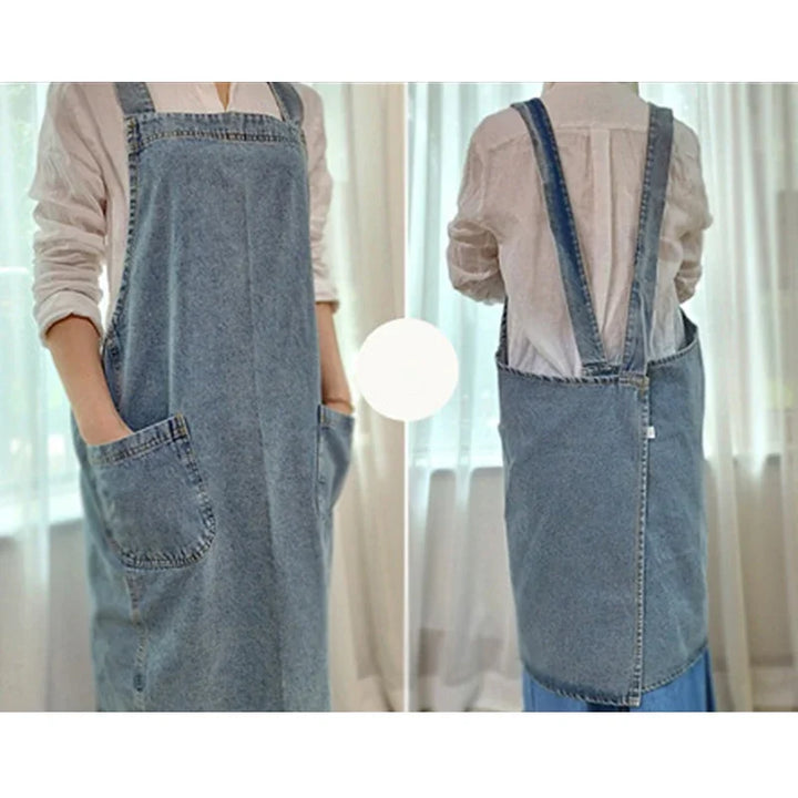 Tablier Japonais Denim Clair