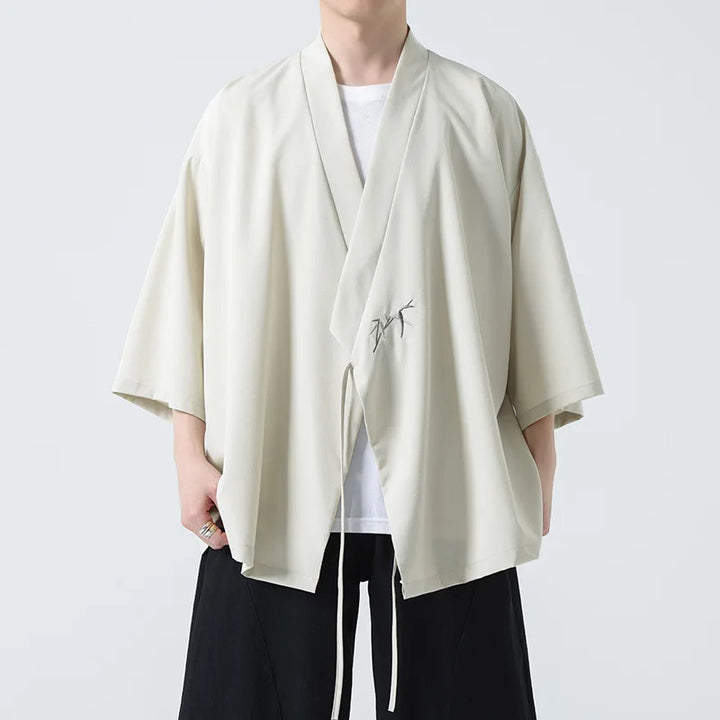 Veste Kimono Homme Traditionnelle Brodée Japonaise