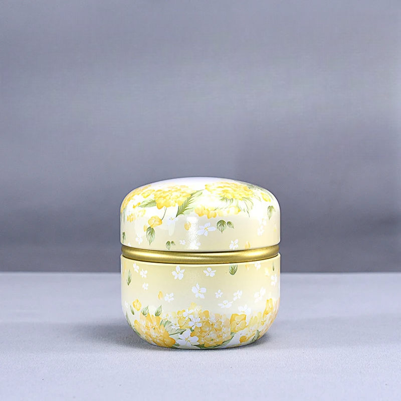 Boîte à Thé Ronde Japonaise