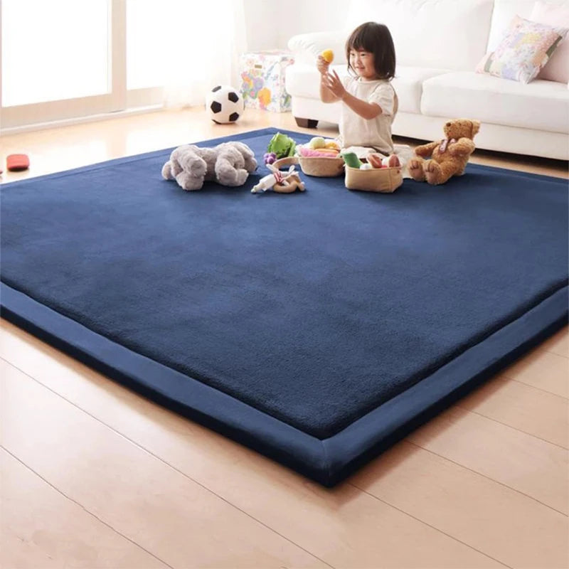 Tapis Japonais pour Salon bleu foncé