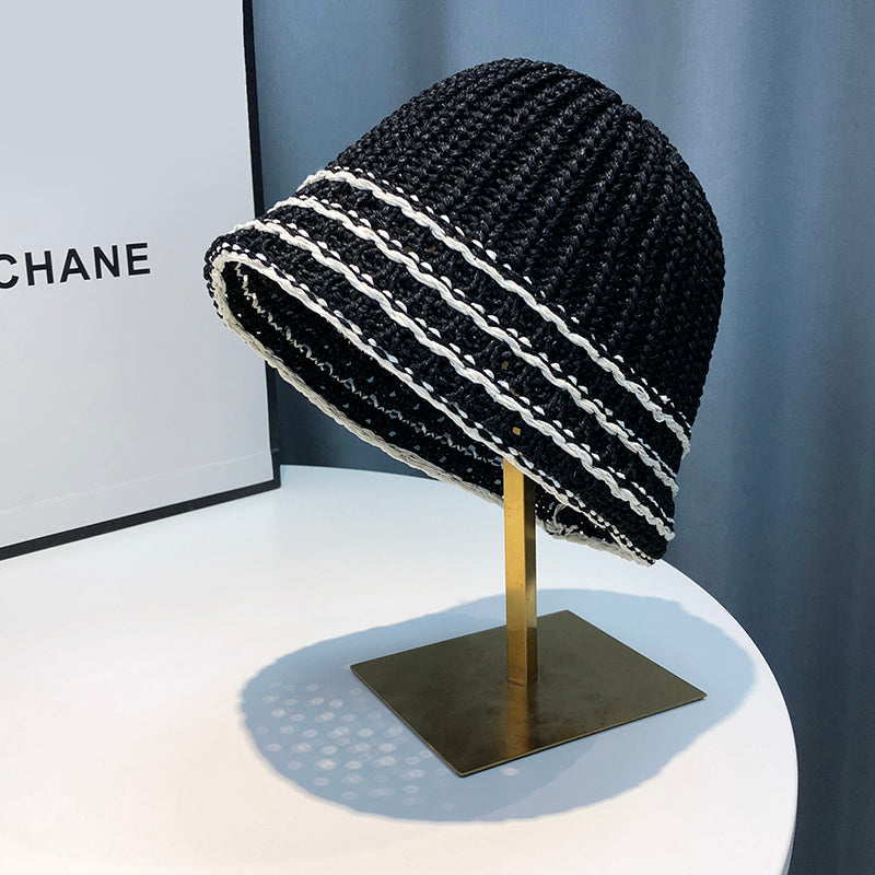 Chapeau en paille tissé japonais