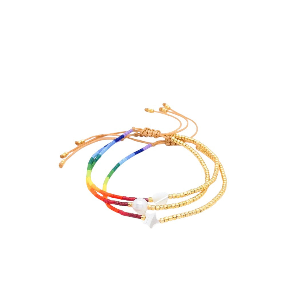 Bracelets Miyuki Boho arc-en-ciel