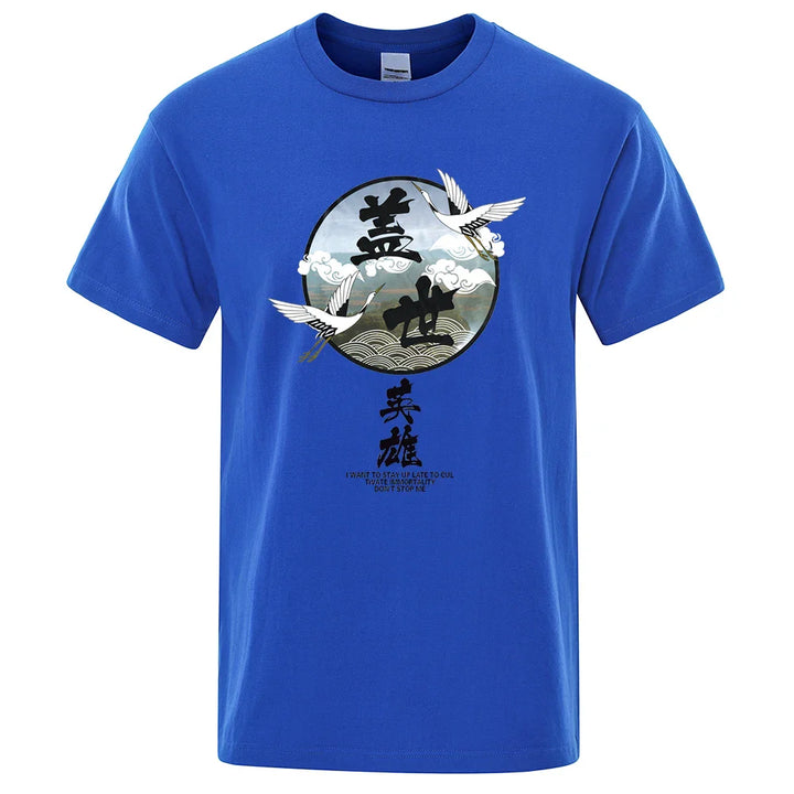 T-shirt Motif Japonais Homme