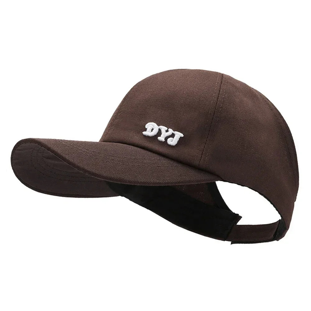 Casquette Japonaise À Queue De Cheval Marron