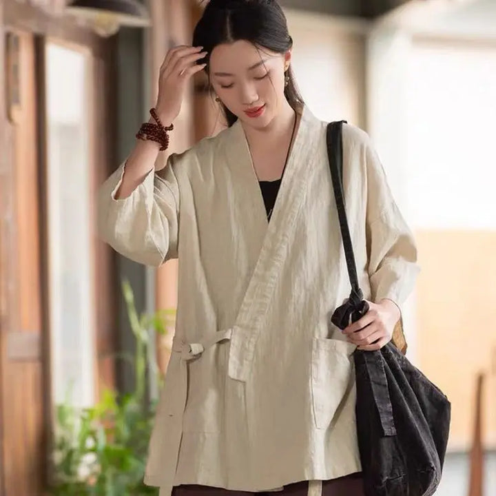Simple Women's Kimono Jacket 