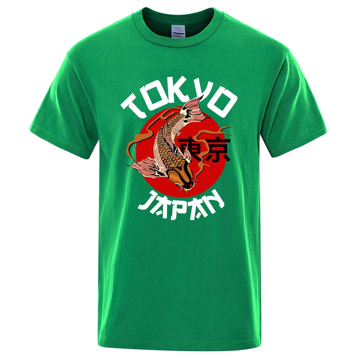 T-shirt Tokyo Japan vert