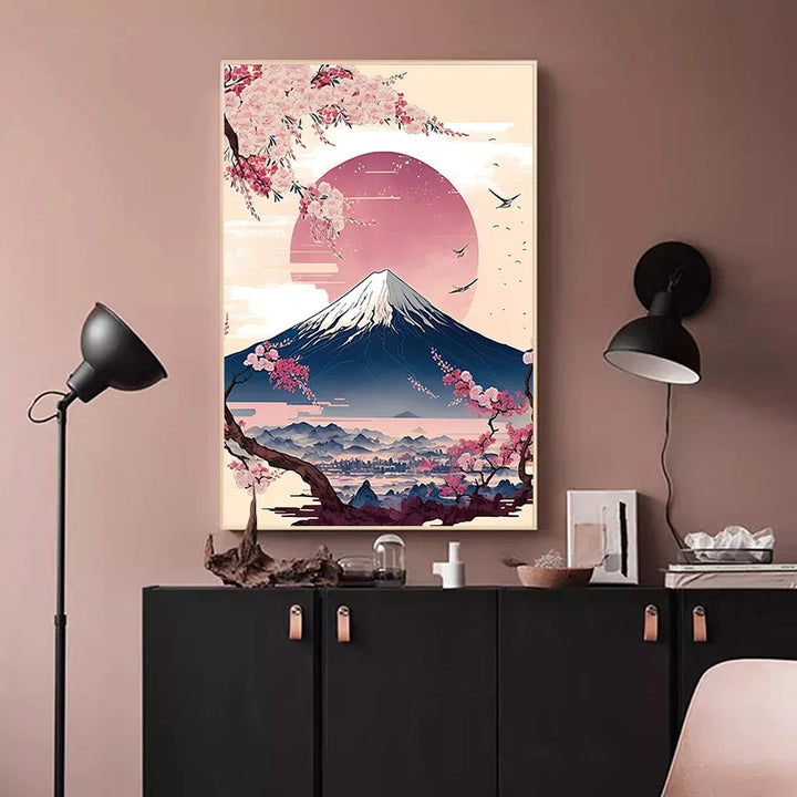 Tableau Japonais Montagne Fuji