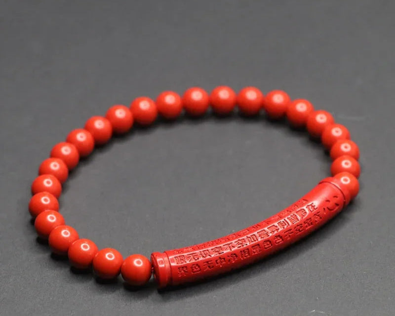 Bracelet Japonais perles de cinabre