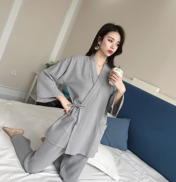 Combinaison Style Pyjama Japonais Femme Confortable