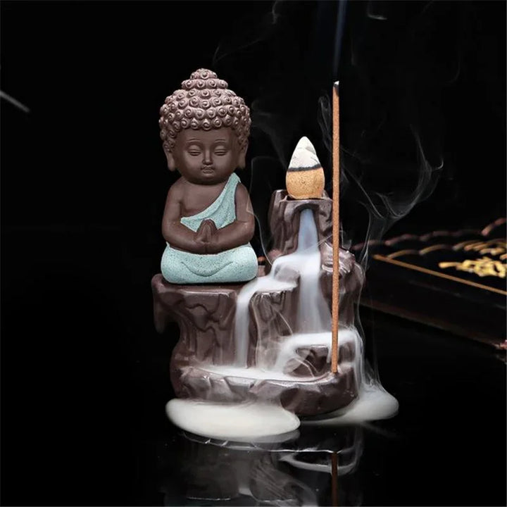 Fontaine à Encens Bouddha Vert