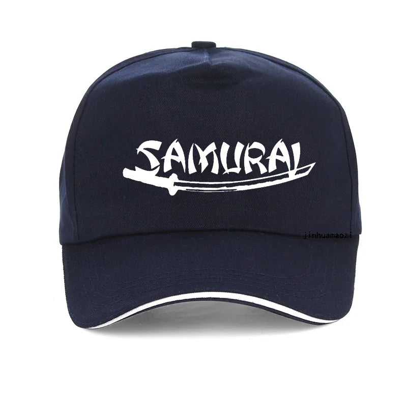 Casquette Japonaise Au Design Épuré Bleu marine