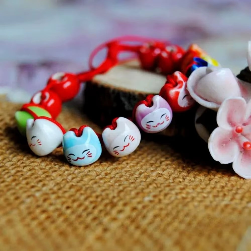 Bracelet Japonais Chat porte-bonheur