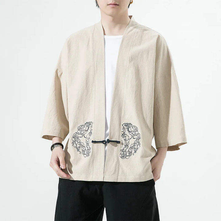 Veste Style Kimono Homme Japonaise