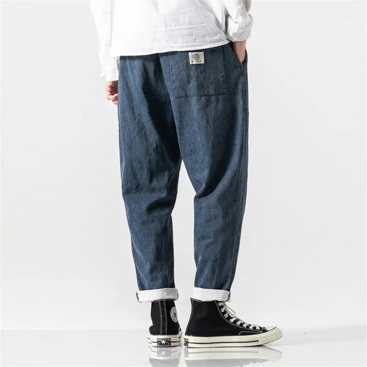 Pantalon en Jean Style Classique Japonais confortable