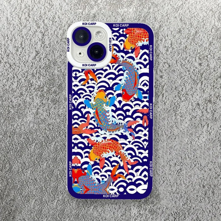 Coque de Téléphone Japonaise Souple violet