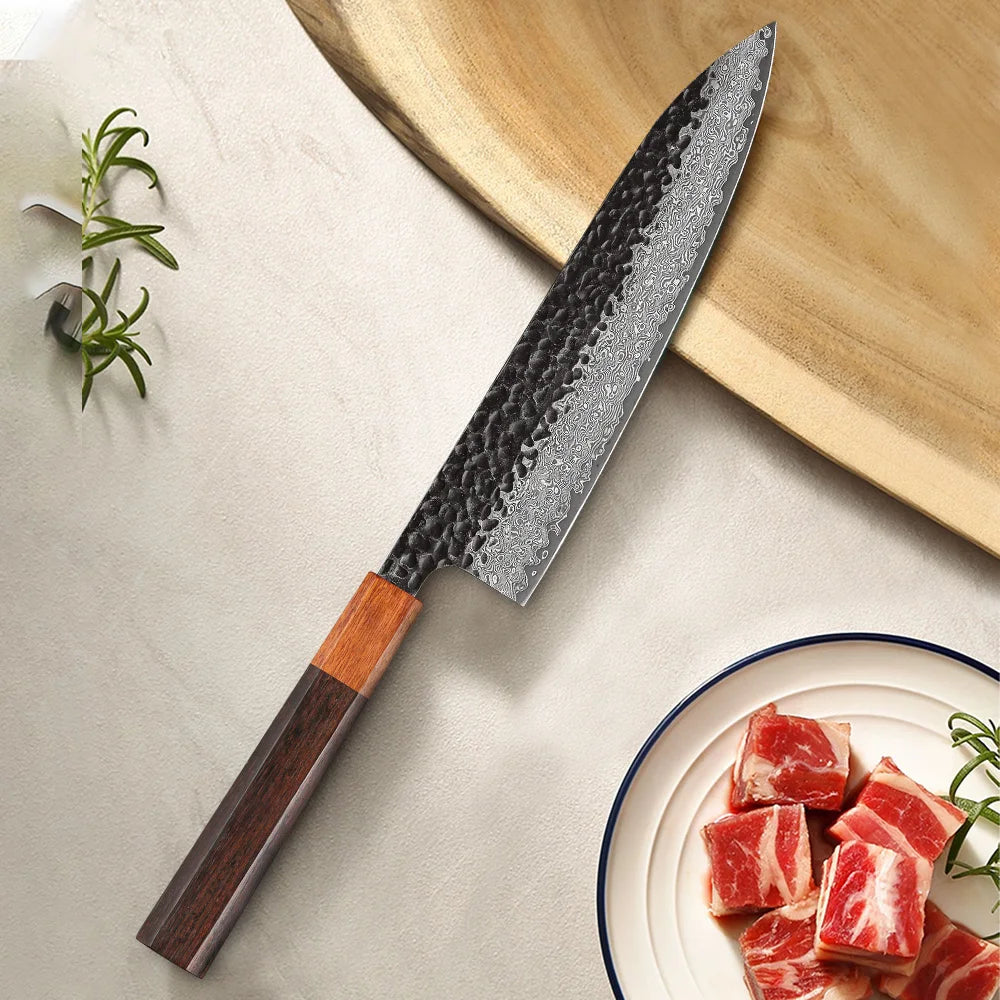 Couteau de cuisine japonais pour découper les sushis - SUSHIS - 20cm