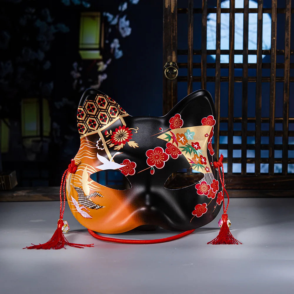 Masque Carnaval Japonais noir