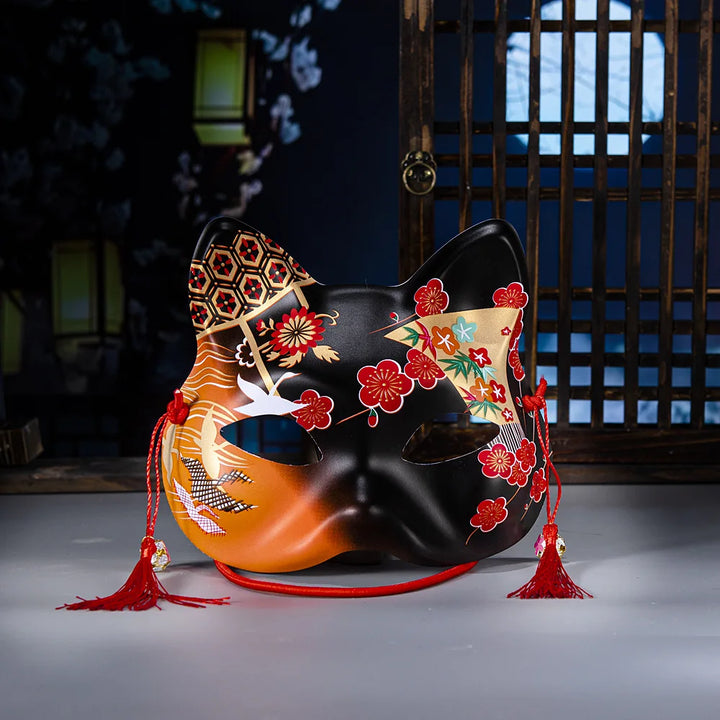 Masque Carnaval Japonais noir