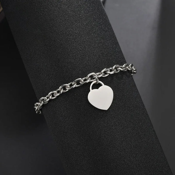 Japanese Personalized Heart Bracelet