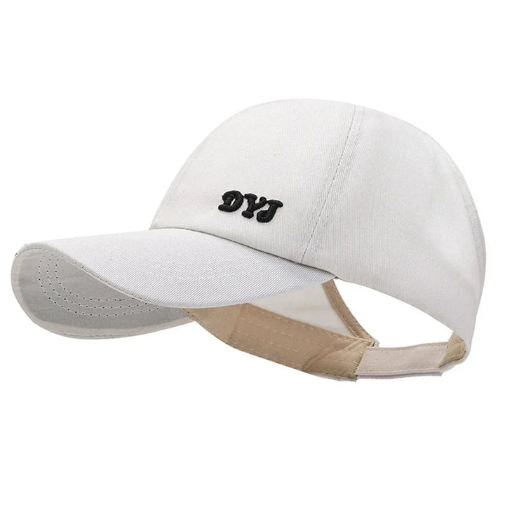 Casquette Japonaise À Queue De Cheval Blanche