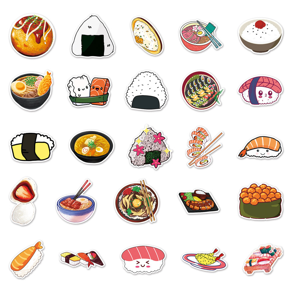 Stickers repas japonais