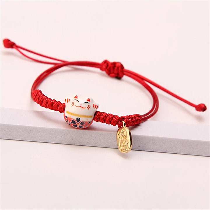 Bracelet Chat Japonais tressé