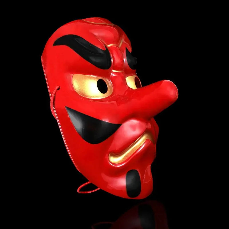 Masque Japonais Long Nez rouge