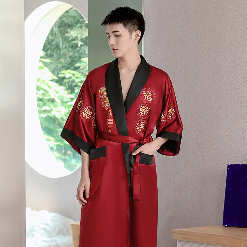 Kimono en Soie Homme