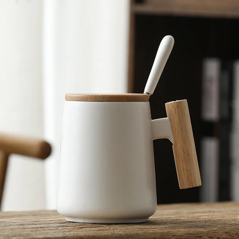 Japanese mug with lid