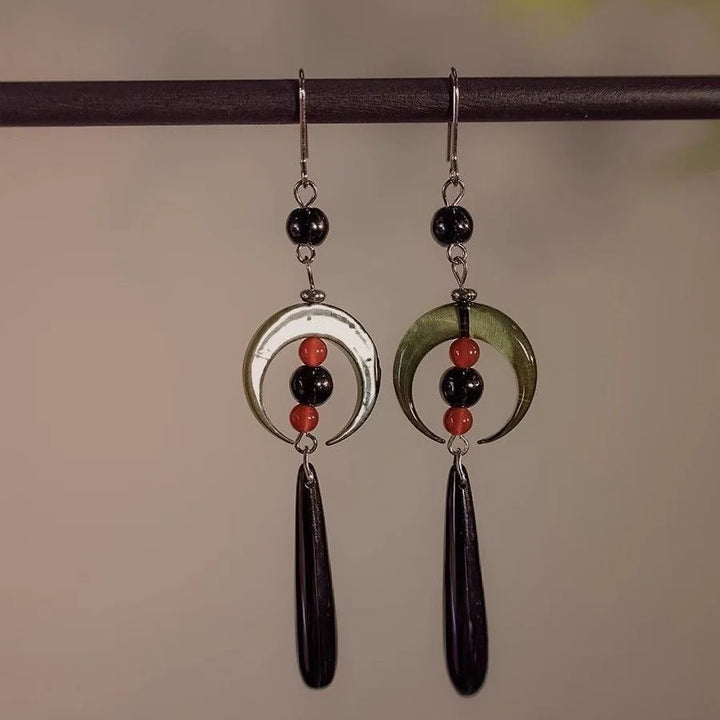 Boucles d'oreilles japonaise Lune