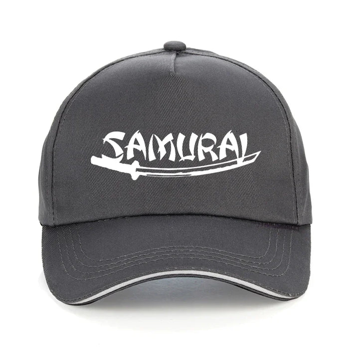 Casquette Japonaise Au Design Épuré Gris
