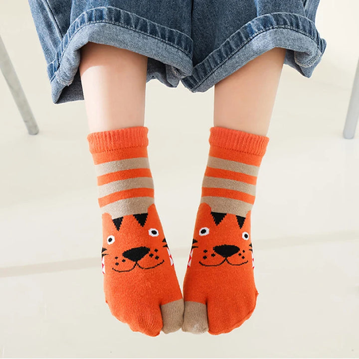 Chaussettes Japonaises Enfant Tigre