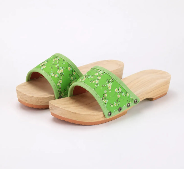 Sabot Geta Japonaise Vert Confortable