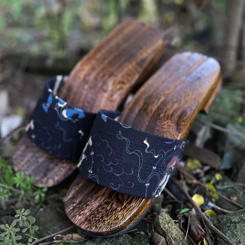 Sabot Geta Noir Unique