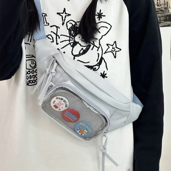 Sac Banane Japonais bleu