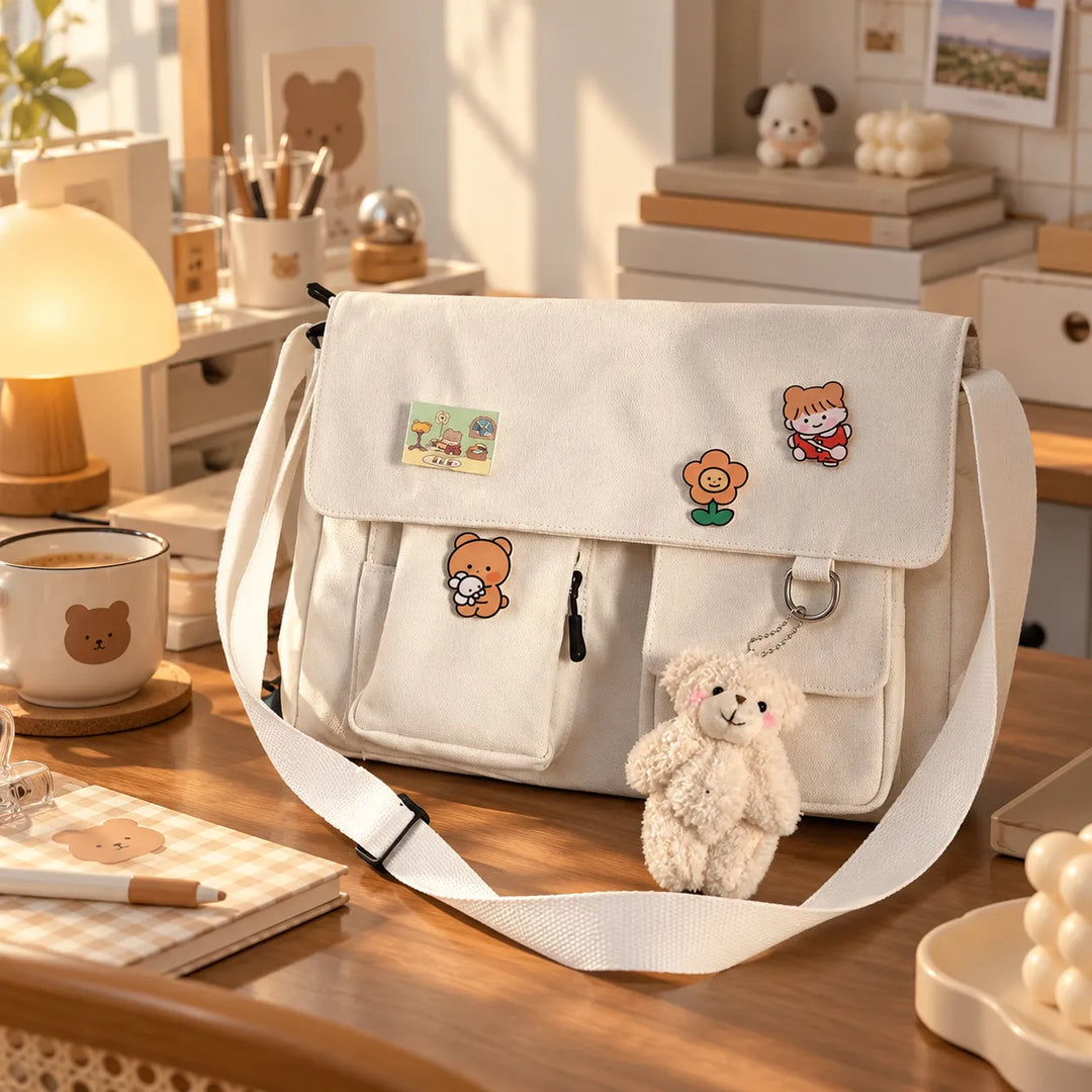 Sac Bandoulière Japonais Ourson
