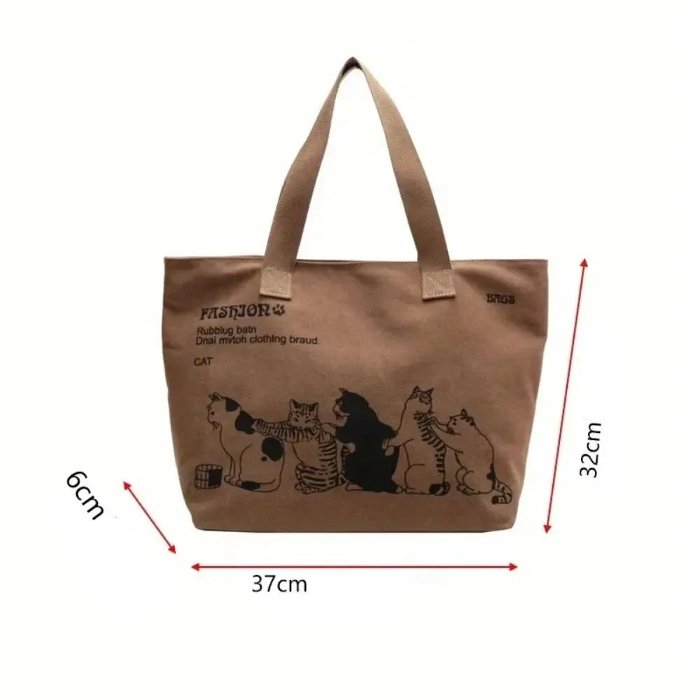Sac Fourre-Tout Japonais Chat Chic