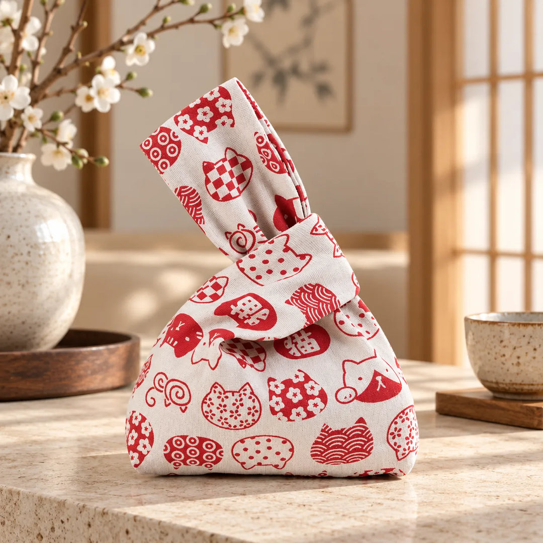 Sac Tissu Japonais Furoshiki