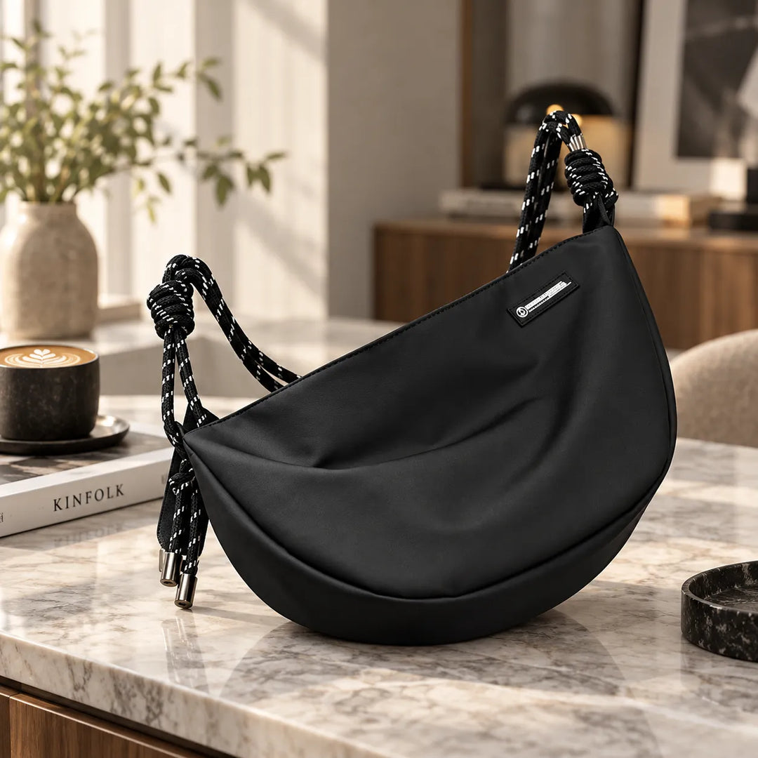 Sac bandoulière croissant japonais