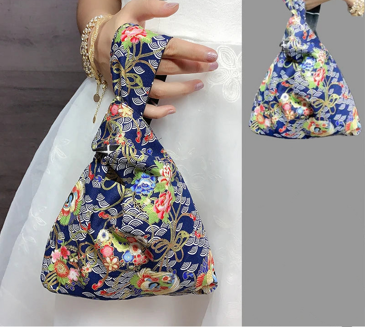 Sac de Poignet Bleu Vague Pratique