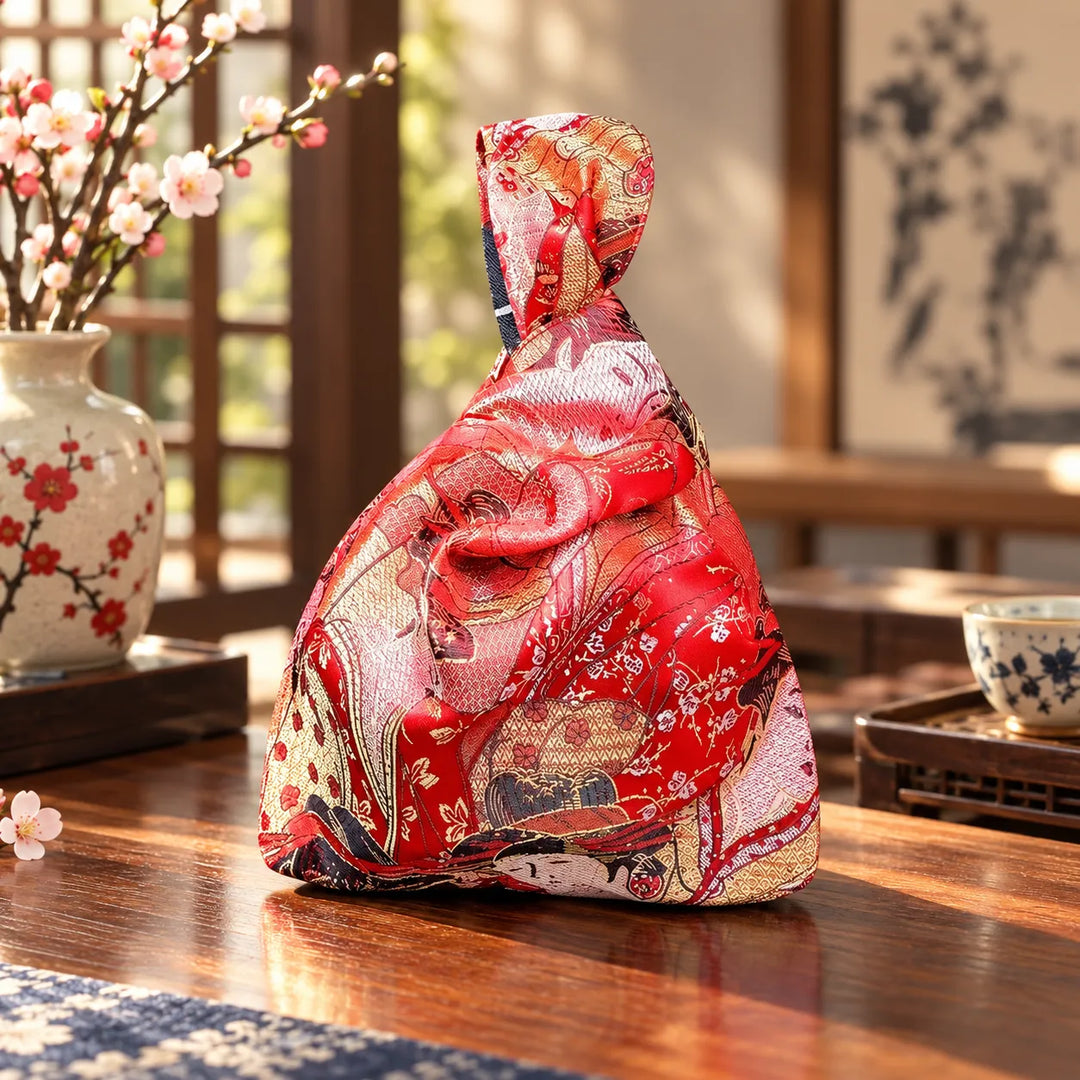 Sac de Poignet Rouge Geisha