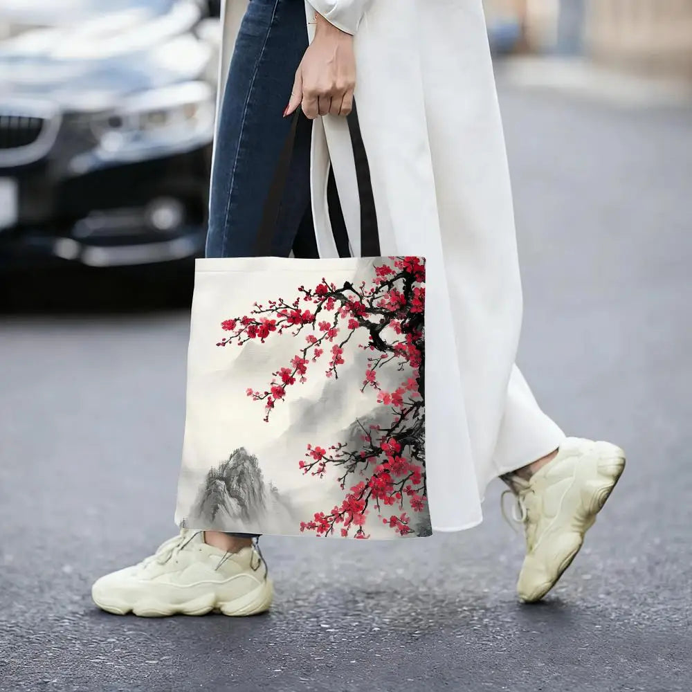 Sac fourre tout en toile japonaise chic