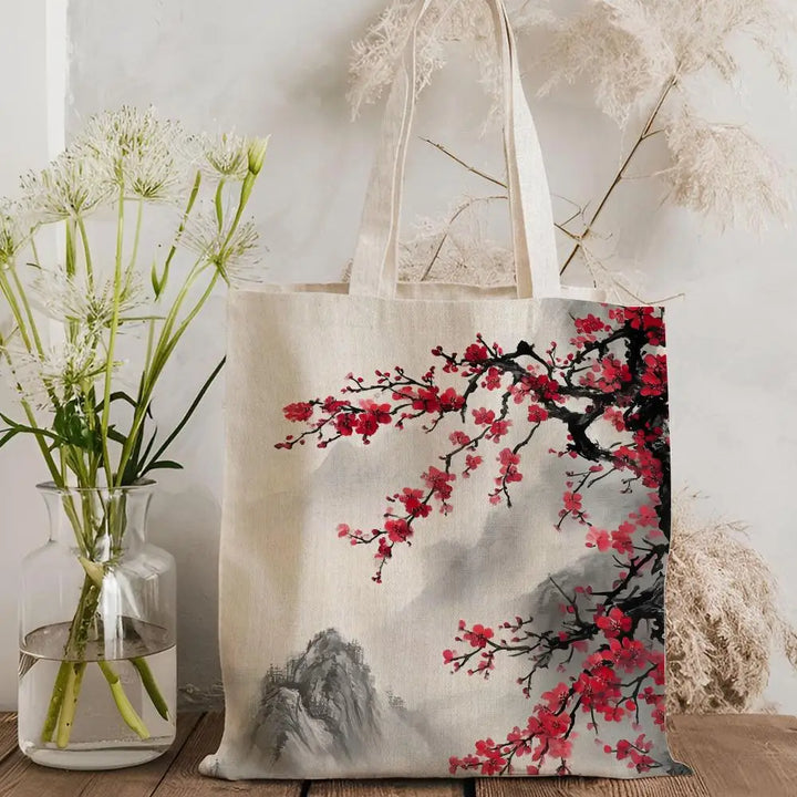 Sac fourre tout en toile japonaise doux