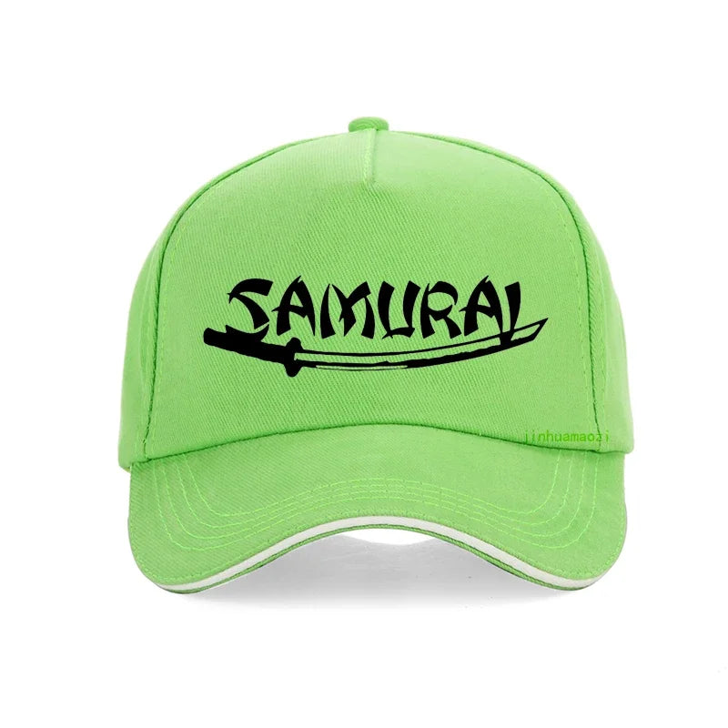Casquette Japonaise Au Design Épuré Verte