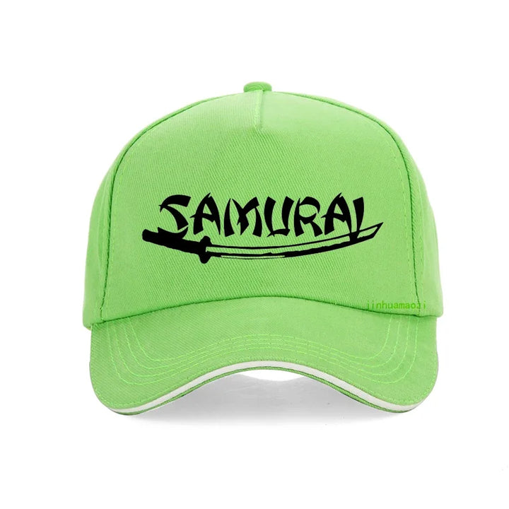 Casquette Japonaise Au Design Épuré Verte