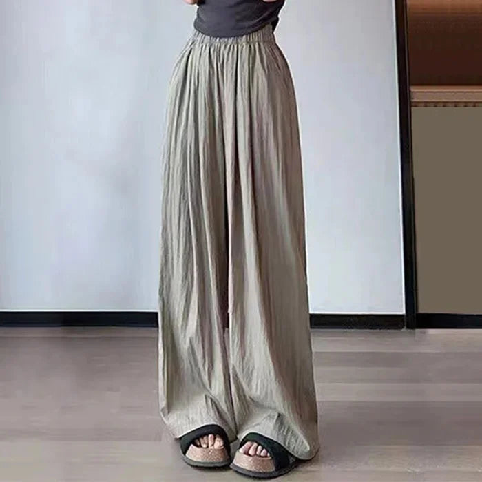 Pantalon Japonais Drapé Gris