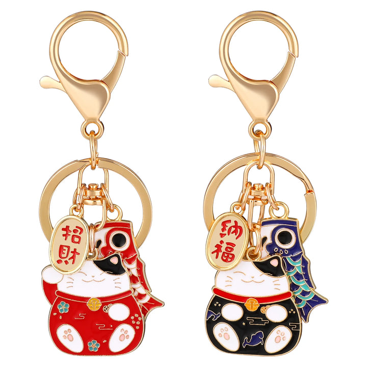 Porte-clés Japonais Maneki Koi kawai