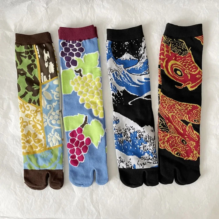 Chaussettes Japonaises Coton 2 doigts