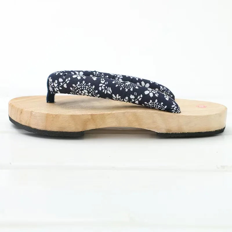 Sandales Geta Bleues Fleuries Unique